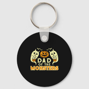 Halloween Dad Of Monsters Funny Family Costume Pap Keychain