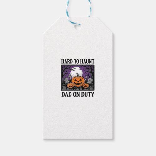 Halloween Dad Shirt Hard To Haunt Funny Father Des Gift Tags