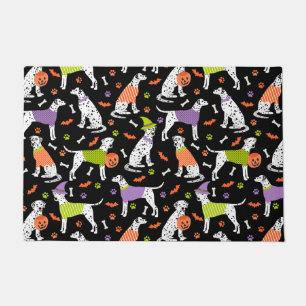 Halloween Dalmatian Doormat