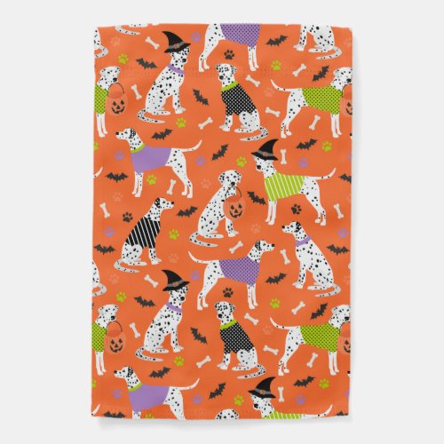 Halloween Dalmatian Garden Flag