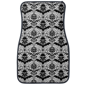 Halloween Damask Car Mat