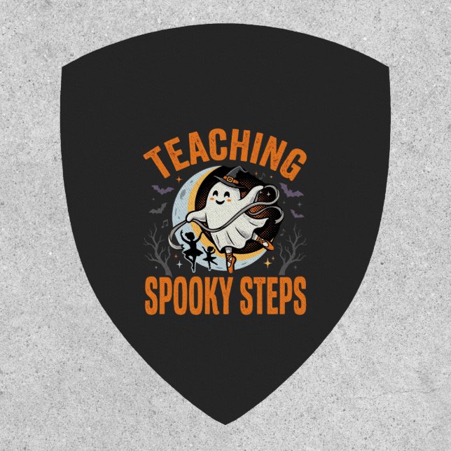 Halloween Dance Teacher Spooky Steps Patch (Front)