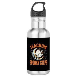 Halloween Dance Teacher Spooky Steps Stainless Steel Water Bottle