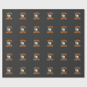 Halloween Dance Teacher Spooky Steps Wrapping Paper