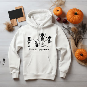Halloween Dancing Skeleton Move To The Groove Hoodie