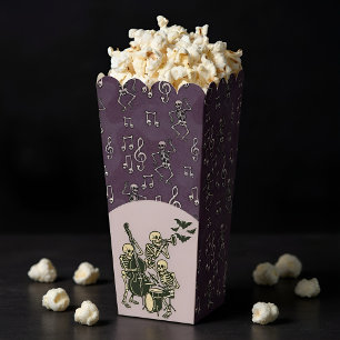 Halloween Dancing Skeleton Music Notes  Favor Boxes