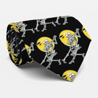 Halloween Dancing Skeletons Neck Tie