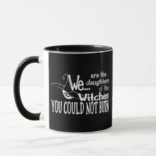 halloween daughters witches could not burn white mug