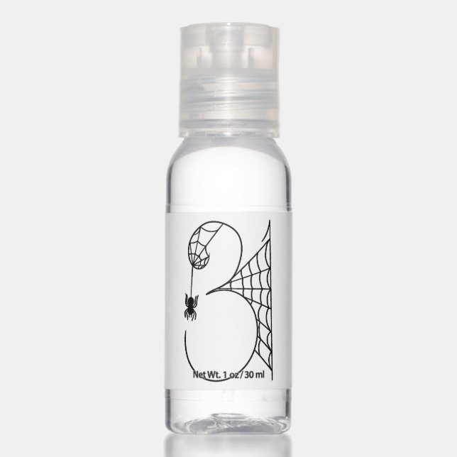 Halloween Day 31 Spider Webs Hand Sanitizer (Front)