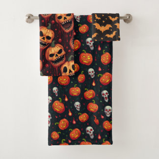 Halloween Day Bath Towel Set