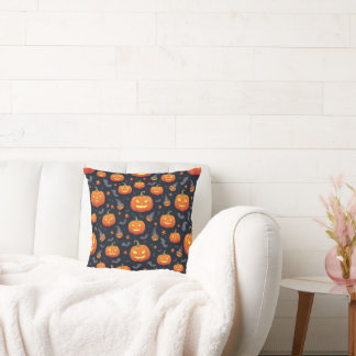 halloween day interior throw pillow