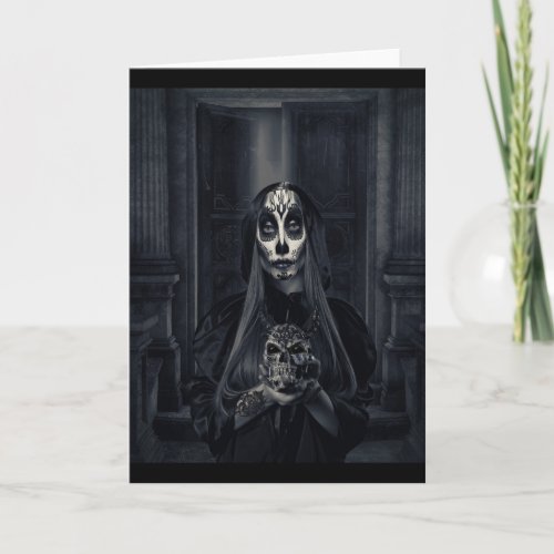 Halloween Day Of The Dead Card