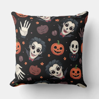 Halloween Day Throw Pillow