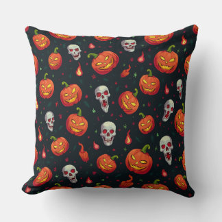Halloween Day Throw Pillow