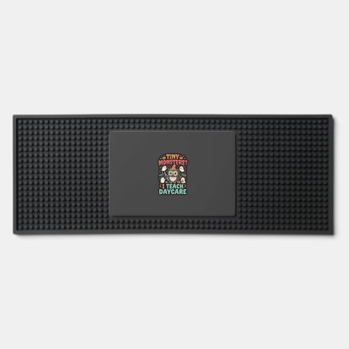 Halloween Daycare Teacher Tiny Monsters Bar Mat