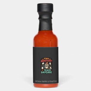 Halloween Daycare Teacher Tiny Monsters Hot Sauces