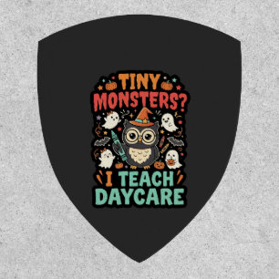 Halloween Daycare Teacher Tiny Monsters Patch