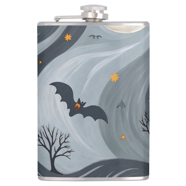 Halloween Death Night Flask (Front)