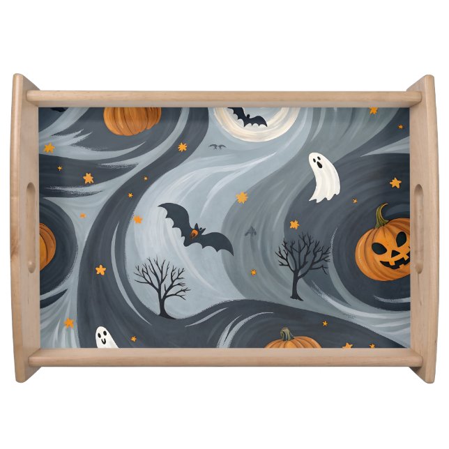 Halloween Death Night Serving Tray (Front)