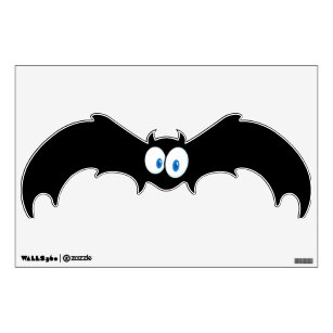 Bat Halloween Bats Wall Decals Stickers Zazzle - halloween bat decals roblox