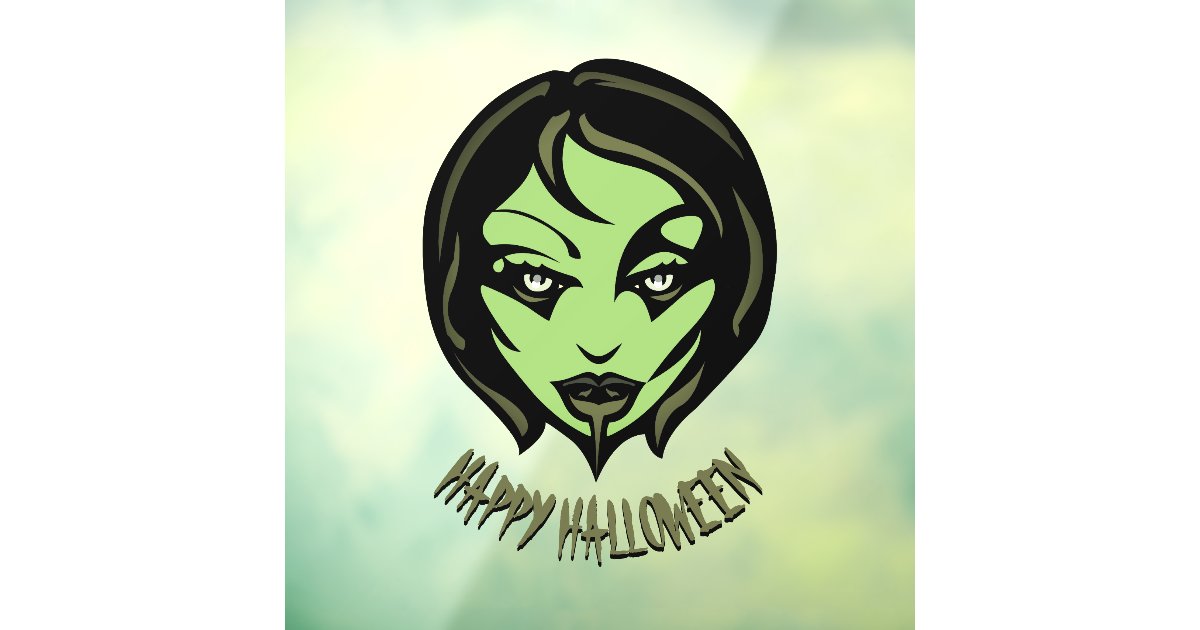 Halloween Decals Personalized Zombie Window Decal | Zazzle