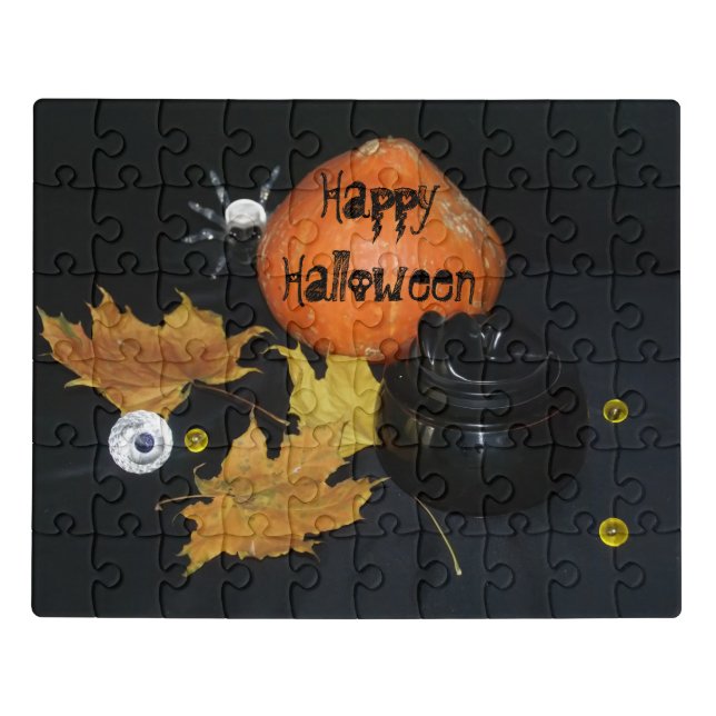 Halloween decor jigsaw puzzle (Puzzle Horizontal)