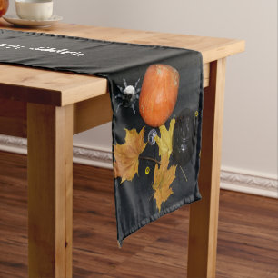 Halloween decor short table runner