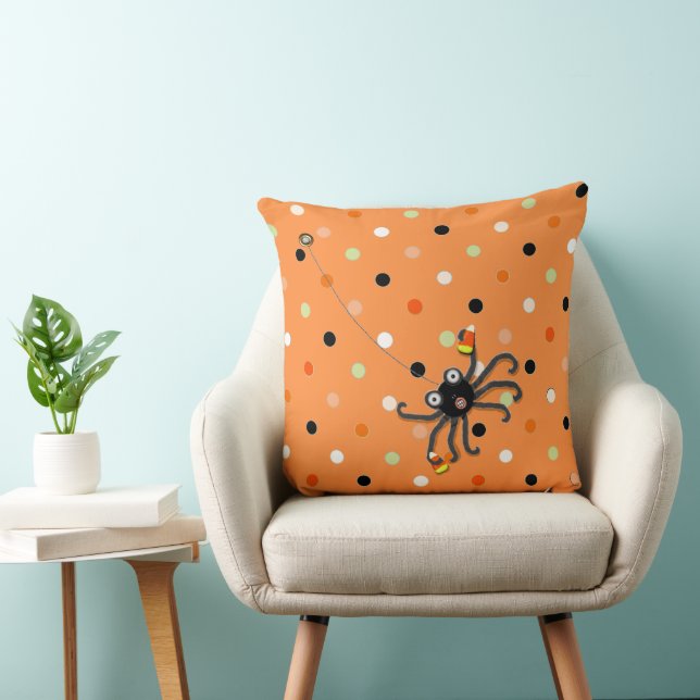 Halloween Decor Throw Pillow (Chair)