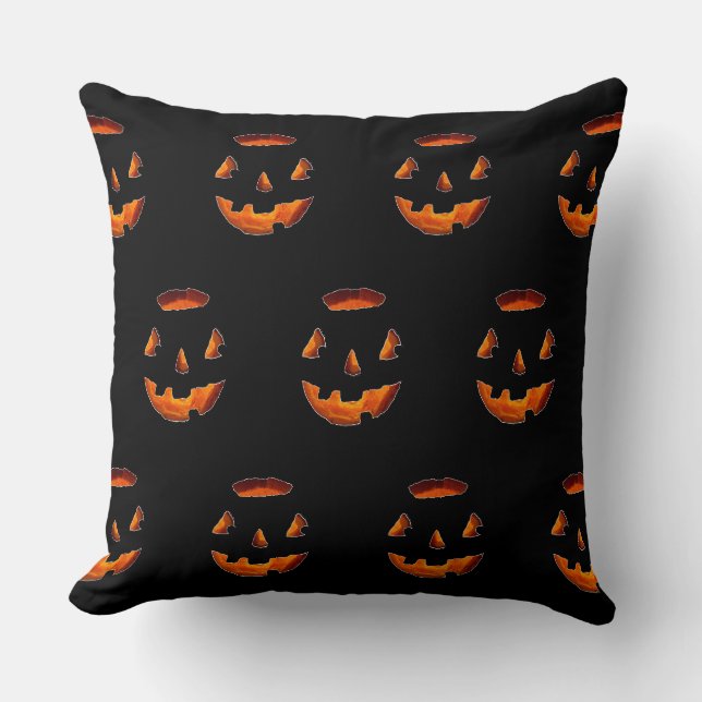 Halloween Decor Throw Pillow (Front)