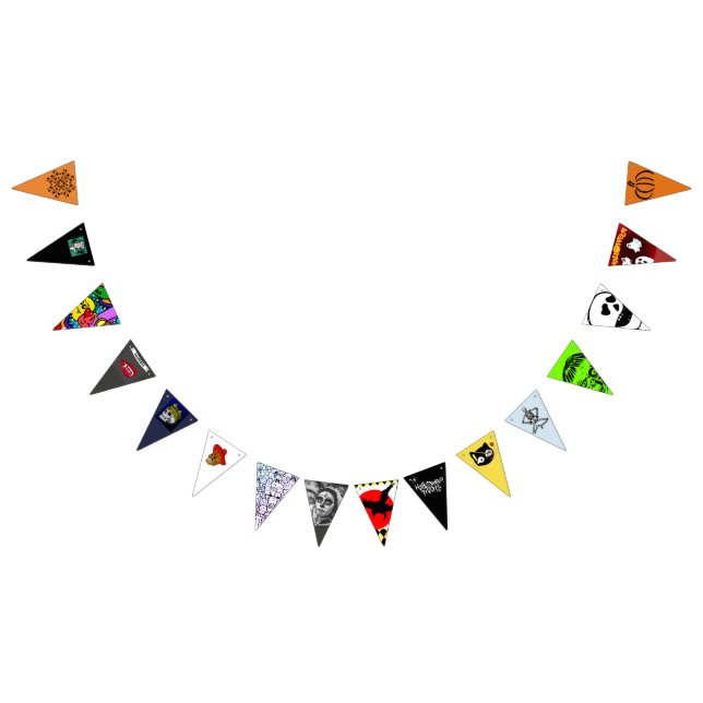 HALLOWEEN DECORATION bunting banner (All)