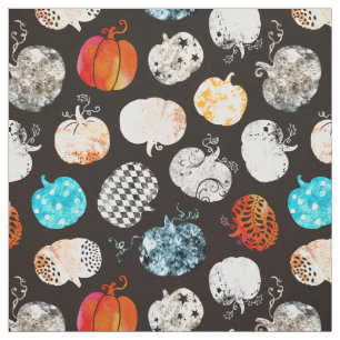 Halloween Decorative Pumpkin Pattern Fabric