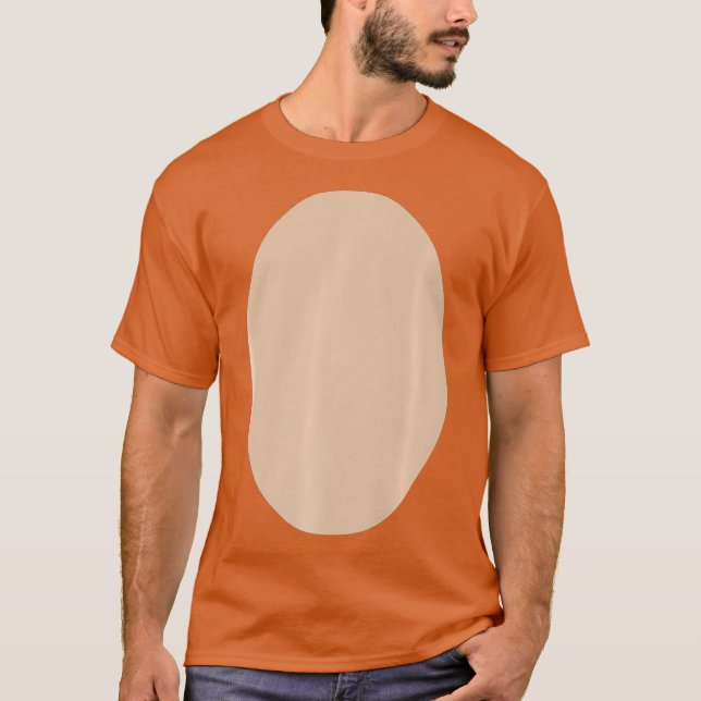 Halloween Deer Belly Costume  Fawn Moose Easy T-Shirt (Front)