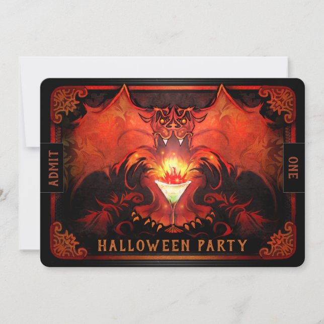 Halloween Delight Party Invitation (Front)