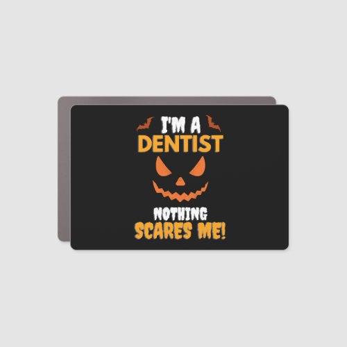 Halloween Dentist Car Magnet