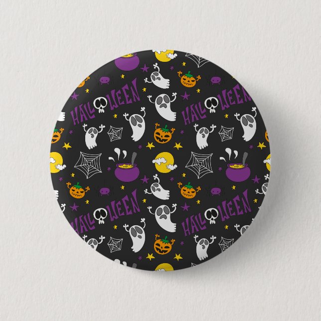 Halloween Design 1 - All Options Button (Front)