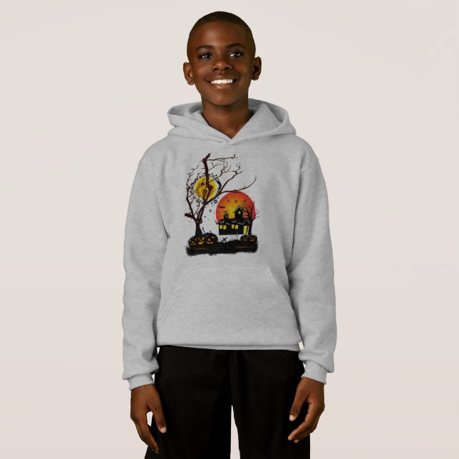 Halloween design hoodie (Front Full)