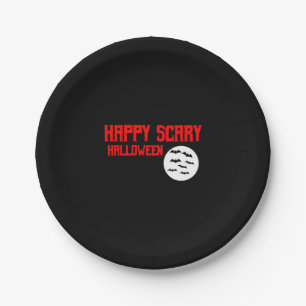 Halloween Design party Paper Plates