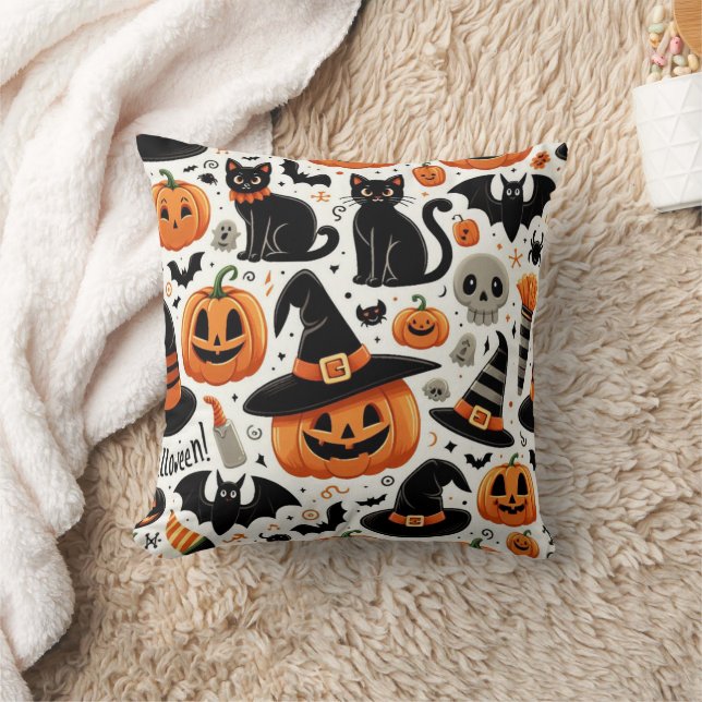 halloween design pillow (Blanket)