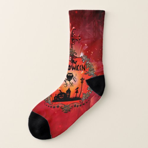 Halloween design socks