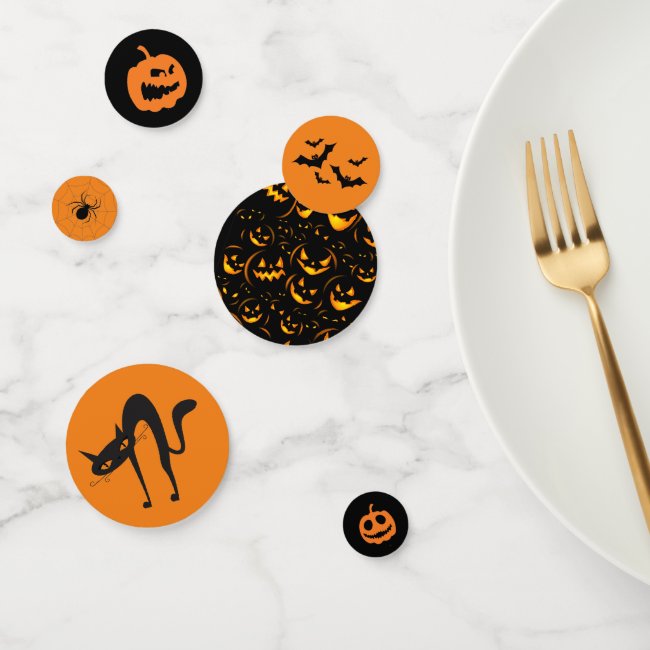 Halloween Design Table Confetti