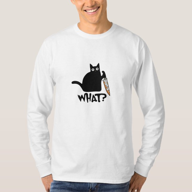 Halloween Detective Cat: 'Is That Ghost You Tonigh T-Shirt (Front)