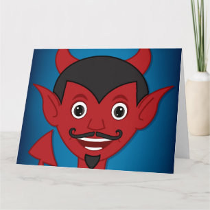 Halloween Devil Card