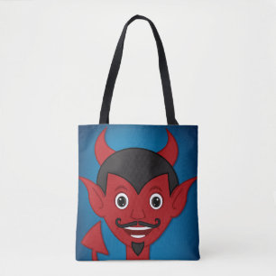Halloween Devil Tote Bag