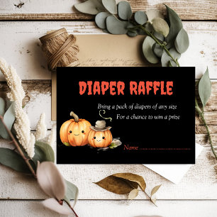 Halloween Diaper Raffle Baby is Brewing Card
