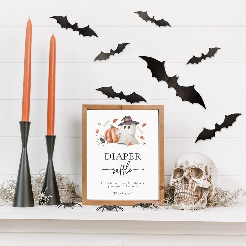 Halloween Diaper Raffle Poster
