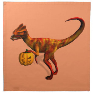Halloween Dilophosaurus Napkin