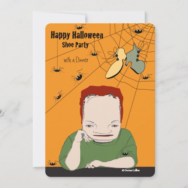 Halloween Dinner Party Invitation (Front)