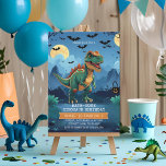 Halloween Dinosaur Birthday | Spooky T-Rex Party Invitation<br><div class="desc">Get ready to roar into a spooky celebration with this Halloween Dinosaur Birthday Invitation! Featuring a fun and fierce T-Rex in a moonlit, bat-filled night with jack-o’-lantern accents, this invitation is perfect for dino-loving kids who are also fans of Halloween fun. The bold colors and festive artwork make it a...</div>