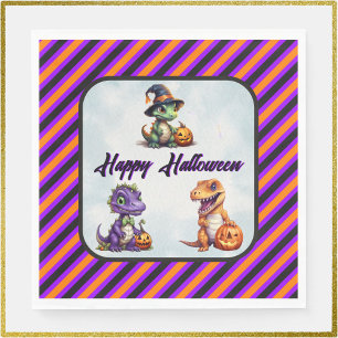 Halloween Dinosaur Dino-Mash Party Napkins