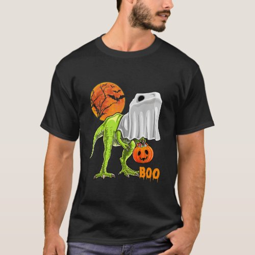 Halloween Dinosaur rex Ghost Pumpkin Costume for T_Shirt